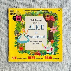 Disney’s Alice In Wonderland Vintage Paperback Picture Book